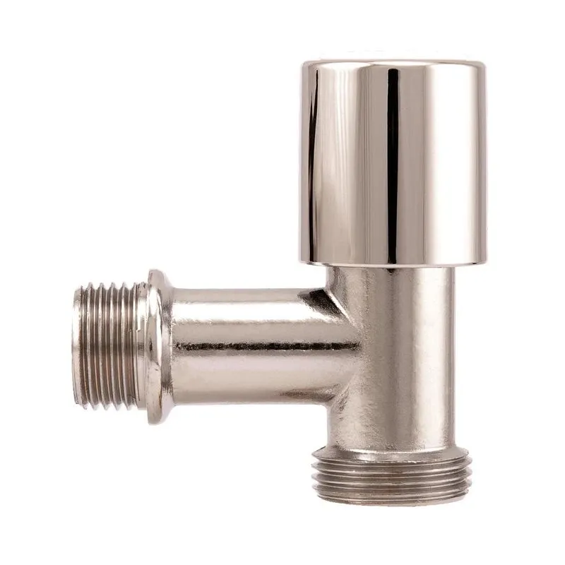 Ventilis TDM Brass, stūra, veļas mazgājamo mašīnu pievienošanai, 1-2 collas – ārējā vītne, 3-4 collas – ārējā vītne