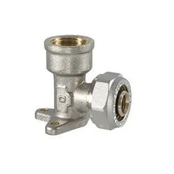 Крепление затяжного колена TDM Brass 1080, 90 град, 20mm x 1-2, латунь-никель