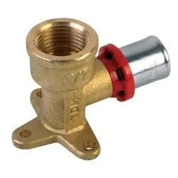 Adapteris TDM Brass 1680, 90 °, 18mm x 1-2, žalvaris