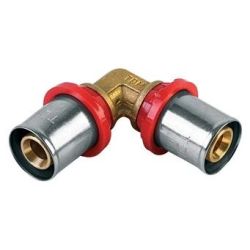 Līkums TDM Brass 1665 16x16mm PRES PAŠ