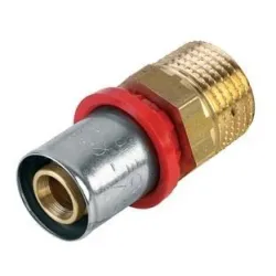 Pašpresējošs adapteris. izmērs 20x¾. TDM Brass