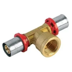 Адаптер TDM Brass 1655, 90 град, 16mm x 1-2, латунь