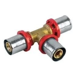 Adapter TDM Brass 1645, 90 °, 26mm x 20mm x 20mm, messing