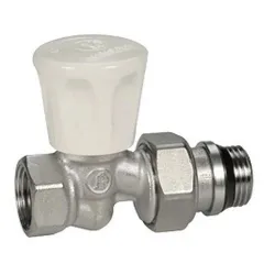 Ventilis Giacomini, tiesus, 1-2 colio - išorinis sriegis, 1-2 colio - vidinis sriegis