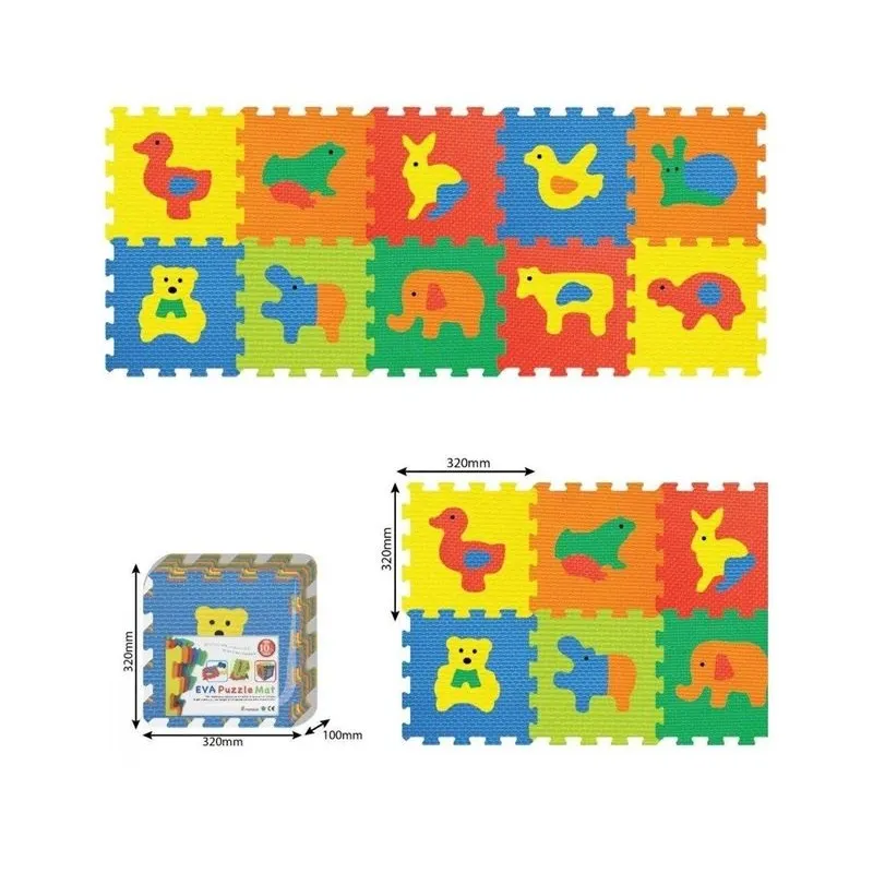 Toy puzzle carpet animals st-1005b3 10d