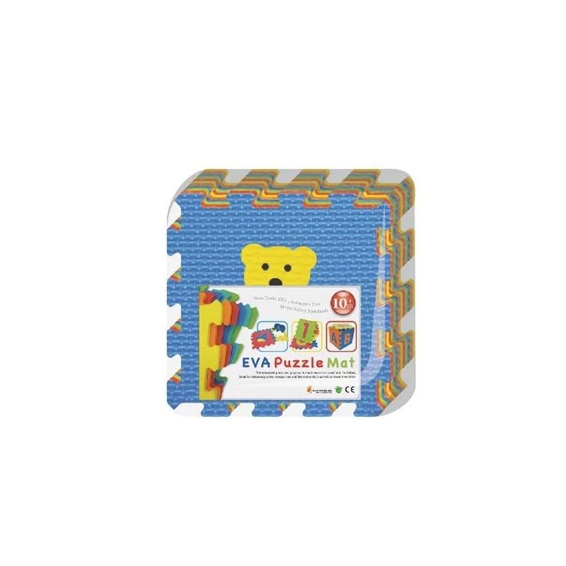 Коврик для малышей - пазл Eva Puzzle Mat Animals, 32 см x 32 см, 10 шт, многоцветный