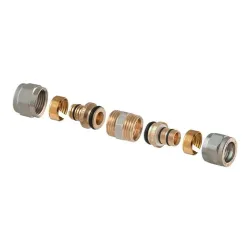 Izjaucams savienojums. diametrs 20x20 mm. TDM Brass