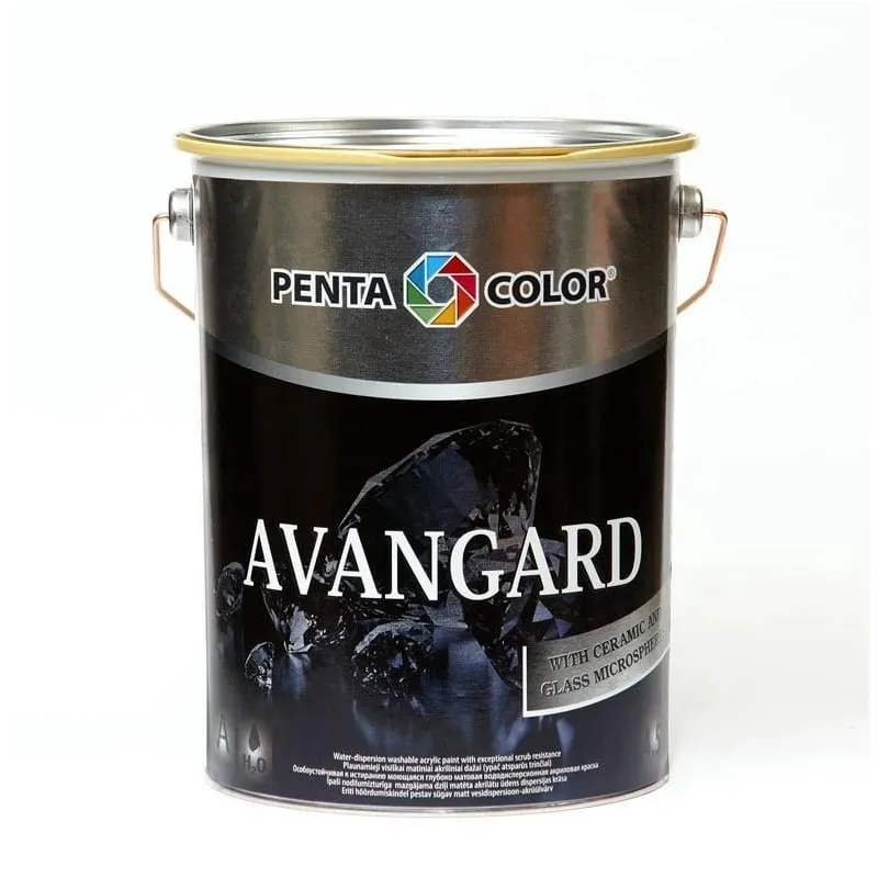 Dispersijas krāsa Pentacolor Avangard, balta krās., 2.7 l