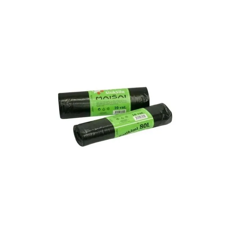 Atkritumu maisi Plasta 8307900, 80 l, 10 gab.