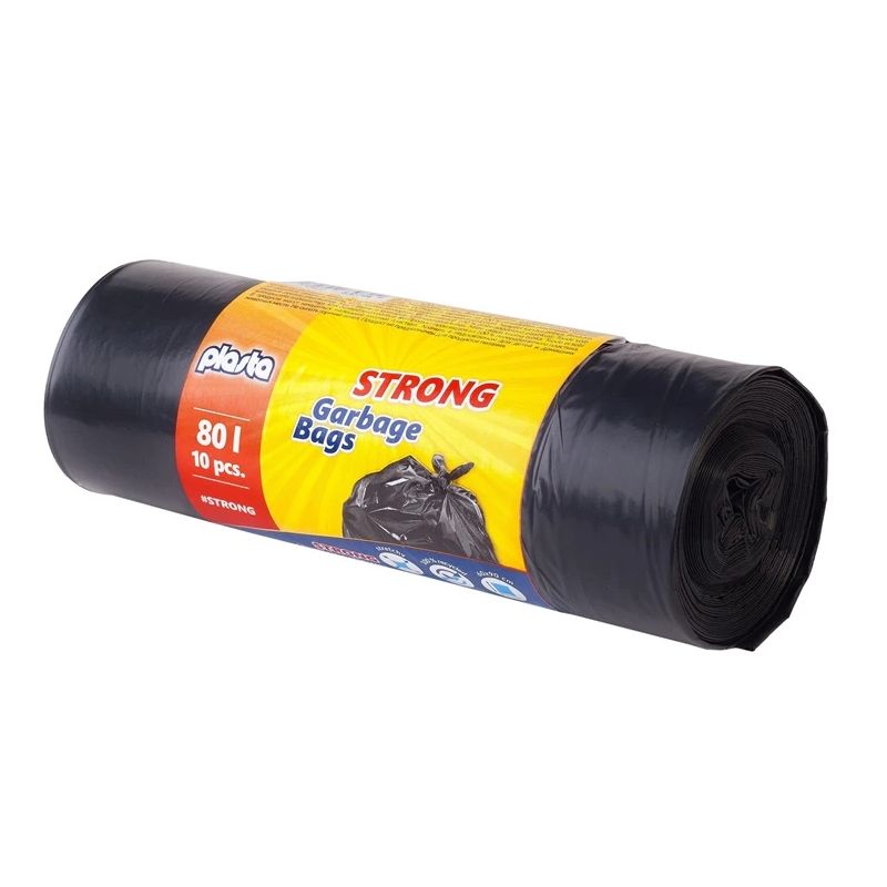 Atkritumu maisi Plasta Strong. 80 l. 10 gab.. 30MK