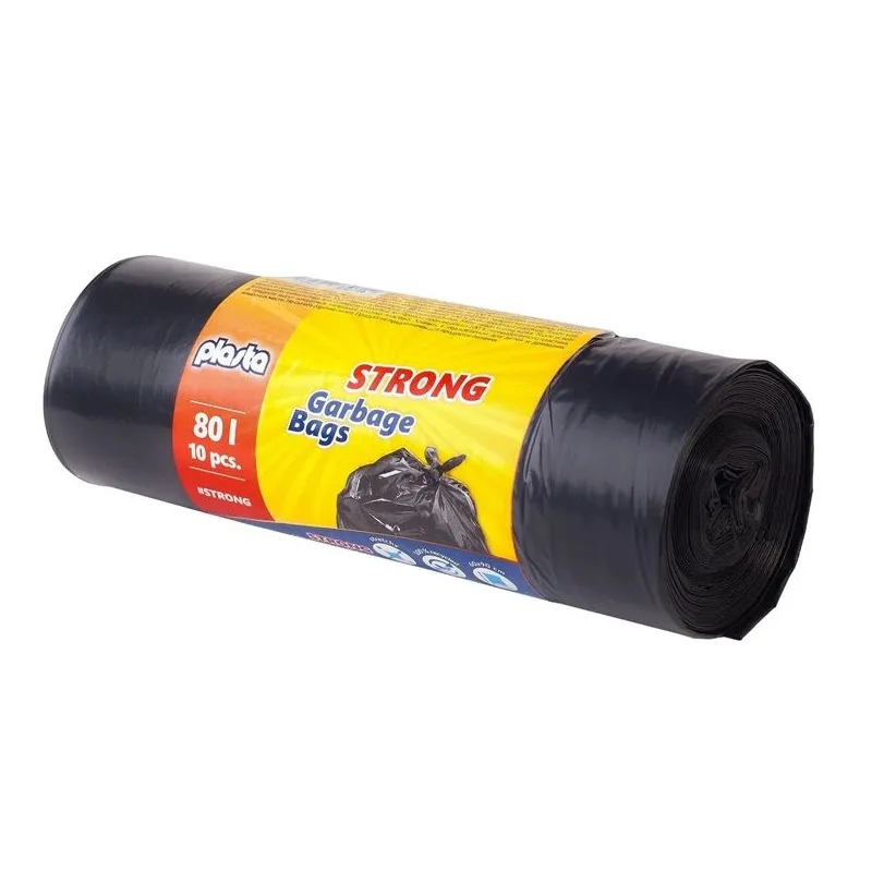 Atkritumu maisi Plasta 8307900, 80 l, 10 gab.
