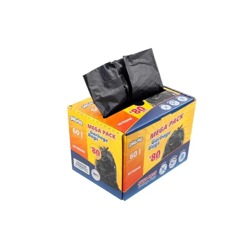 Atkritumu maisi Plasta 8301800J, 60 l, 80 gab.