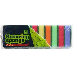 Kempinė valymui 39005, įvairių spalvų, 10 vnt.