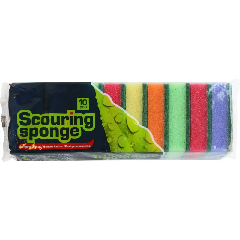 Kempinė valymui 39005, įvairių spalvų, 10 vnt.