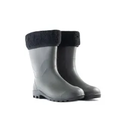 Quilted men`s rubber boots ,46 size,