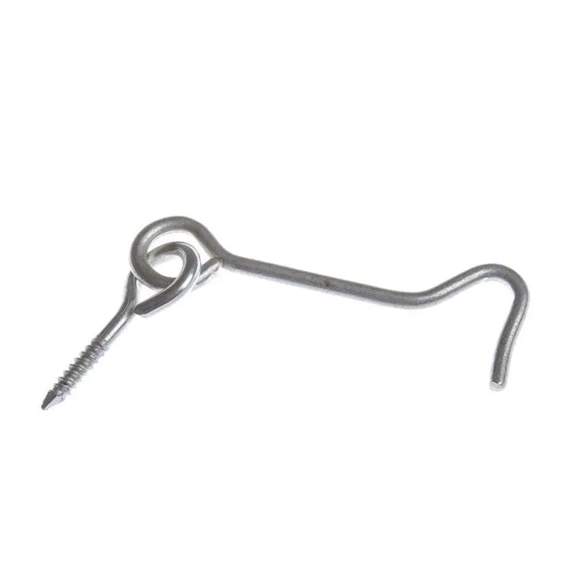 Āķis Domax 8872 K-80 201, sudraba krās., 8 cm x 1.7 cm