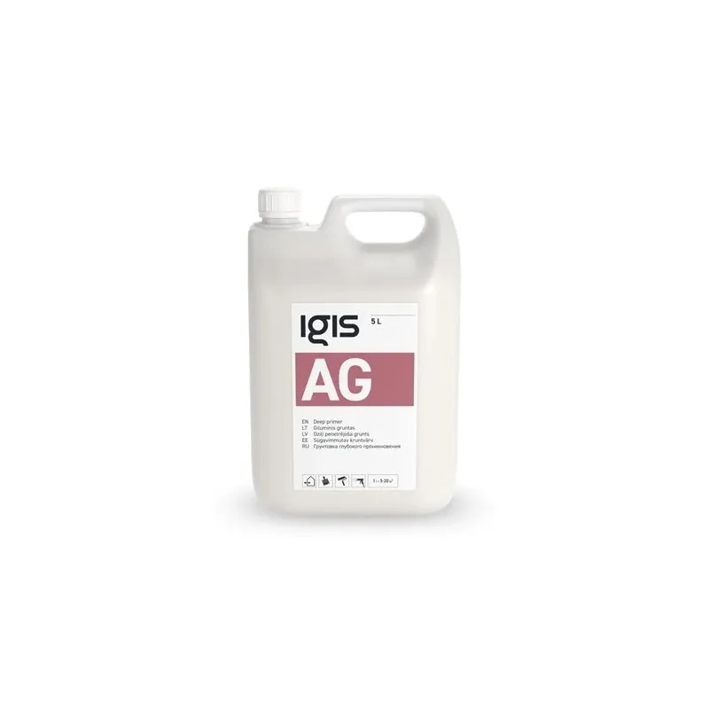 Gruntas giluminis Igis AG, balta sp., 5 l