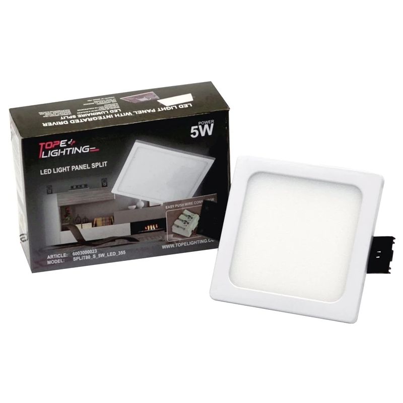 Iebūvēta lampa Tope Split. 5W. 4000°K. LED. balta