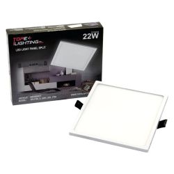Iebūvēta lampa Tope Split. 22W. 4000°K. LED. balta