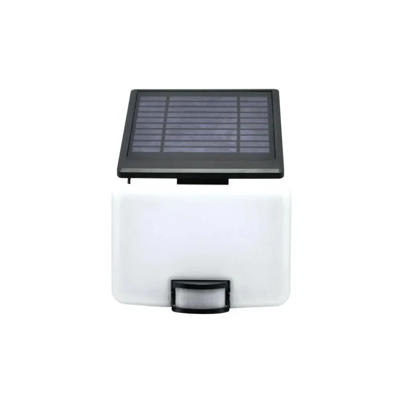 Prožektors ar saules bateriju, stiprināms pie sienas Tope, 10 W, 1200 lm, 4000 °K, IP44, melna krās.