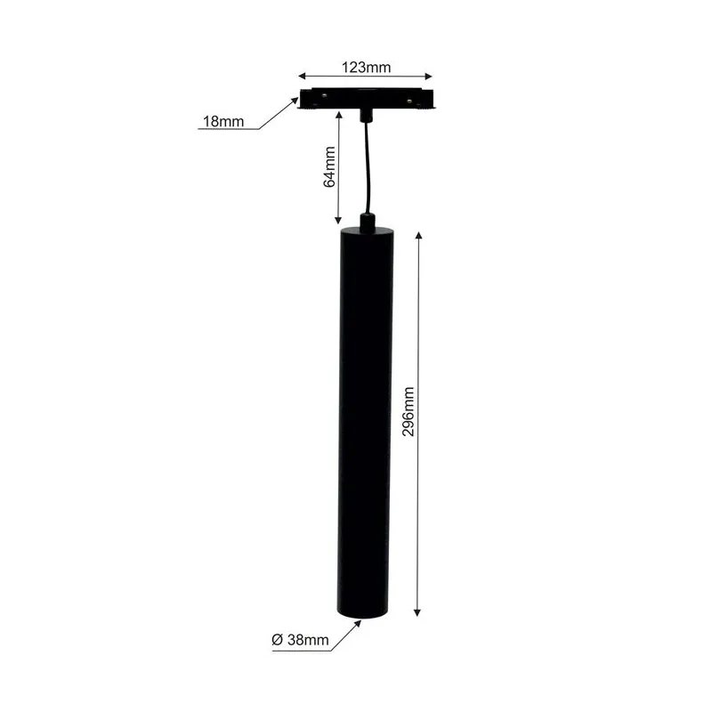Led light modoled 7w 630lm mlp1052m bl