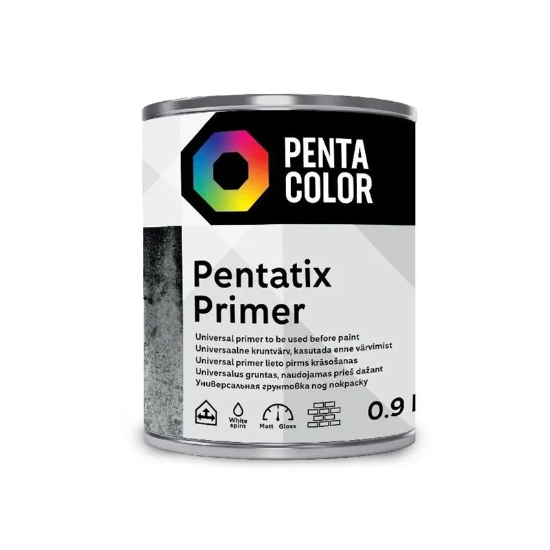 Grunts Pentacolor Pentatix, balta krās., 0.9 l
