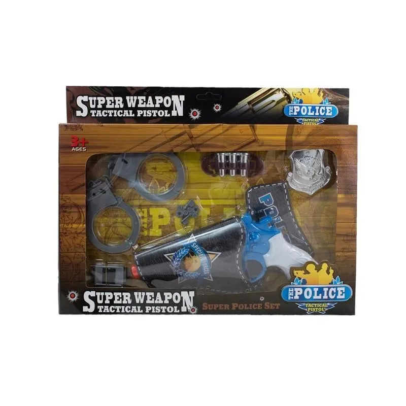 Politseiniku mänguasjad The Police Super Weapon Tactical Pistol, mitmevärviline