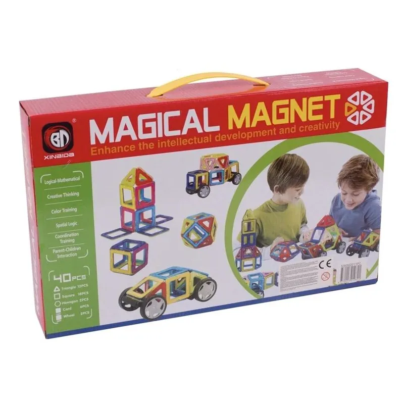 Konstruktor Xinbida Magical Magnet 50201 525050201, 40 tk