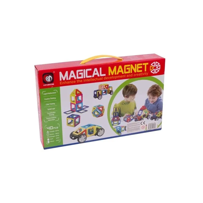 Konstruktor Xinbida Magical Magnet 50201 525050201, 40 tk