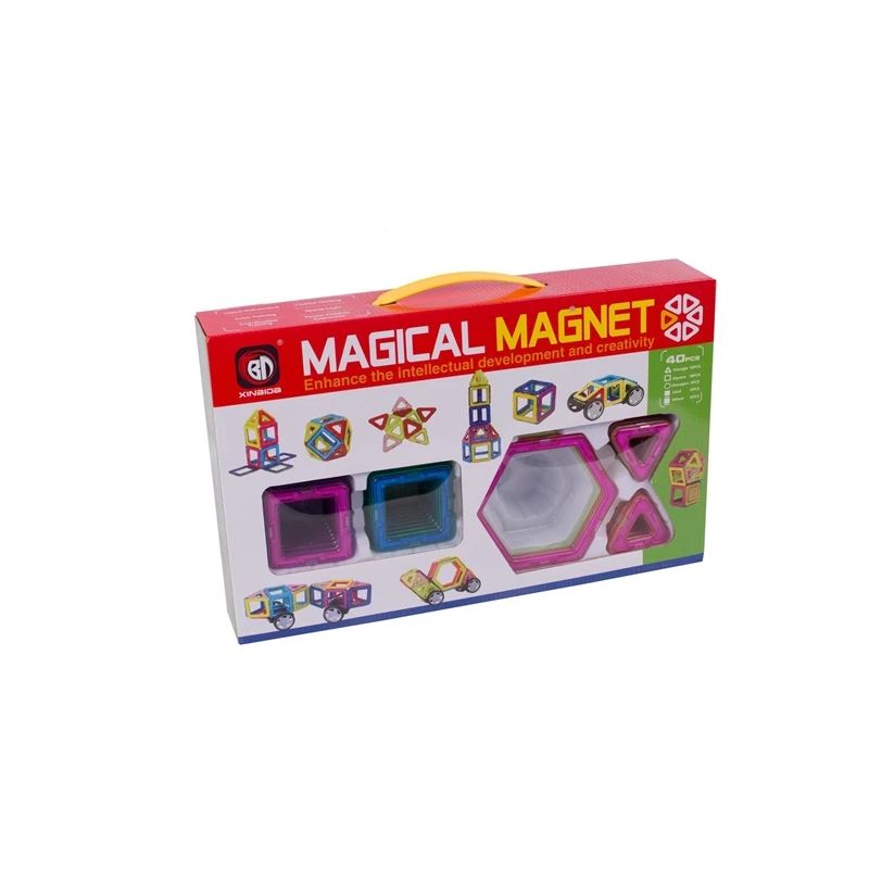 Konstruktors Xinbida Magical Magnet 525050201. 40 gab.