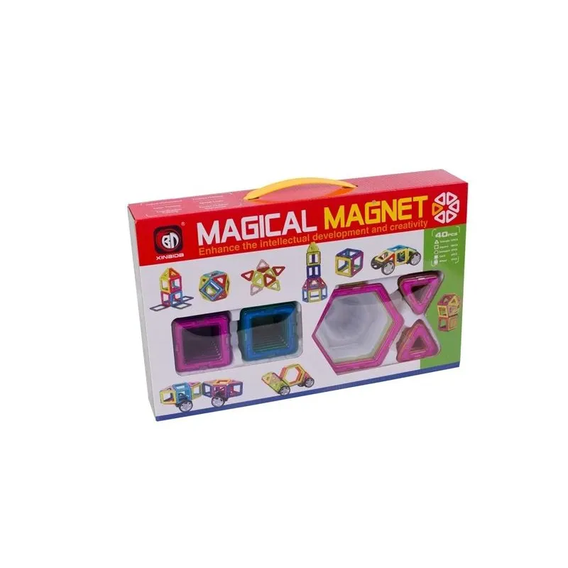 Konstruktorius Xinbida Magical Magnet 50201 525050201, 40 vnt.