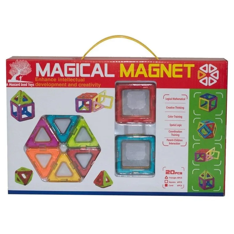 Magnetkonstruktor Xinbida Magical Magnet 525050200, 20 tk