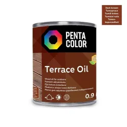 Terrassiõli Pentacolor Terrace Oil, tumepruun v., 0.9 l