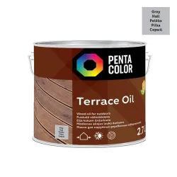 Масло для террас Pentacolor Terrace Oil, серый цв., 2.7 l