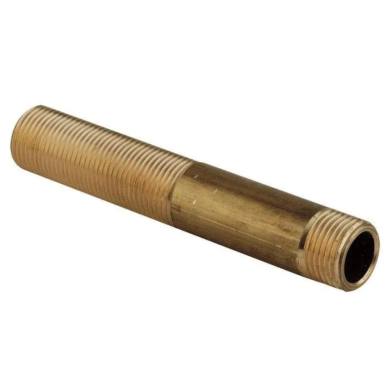 Skrūve ar garām vītnēm TDM Brass 105S, 1 colla – ārējā vītne, 1 x 200mm