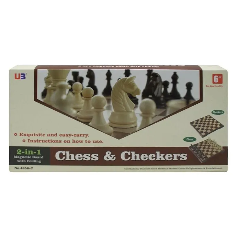 Male ja kabe U3 2in1 Chess & Checkers 525160025