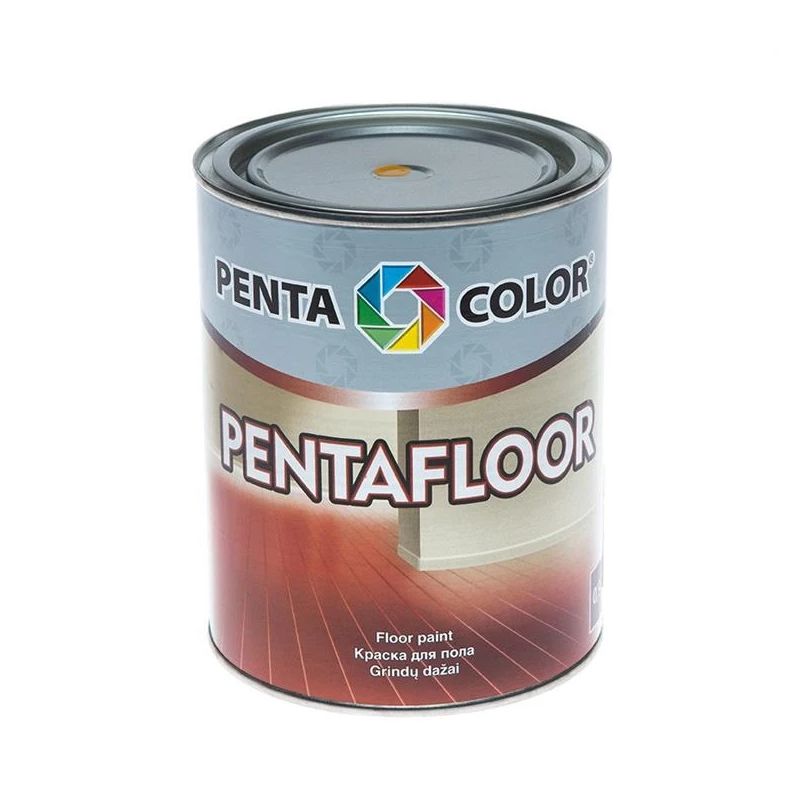 Grīdas krāsa Pentacolor Pentafloor, dzelteni brūnas, 0.9 l