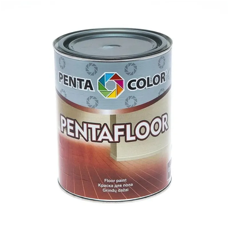 Grīdas krāsa Pentacolor Pentafloor, pelēkas, 0.9 l