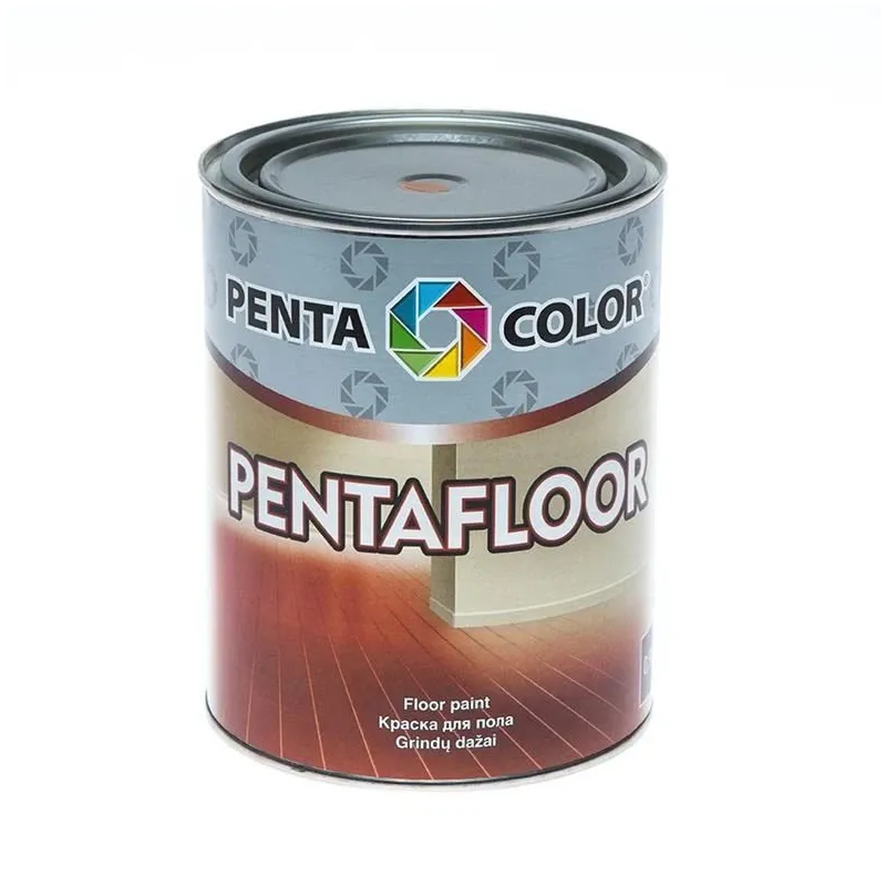 Grīdas krāsa Pentacolor Pentafloor, gaiši brūna krās., 0.9 l