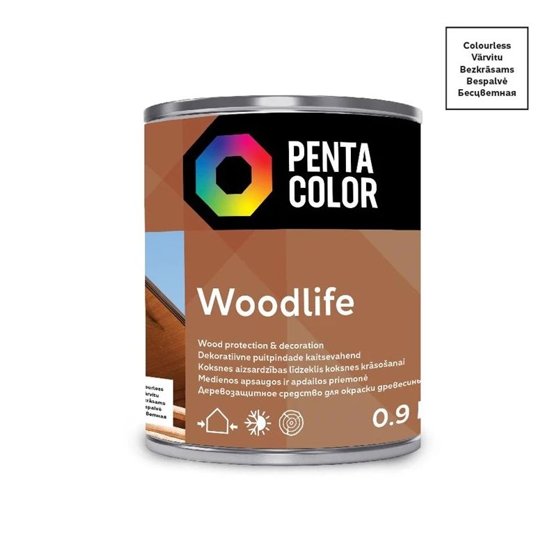 Koksnes impregn woodlife 0.9l bezkrās