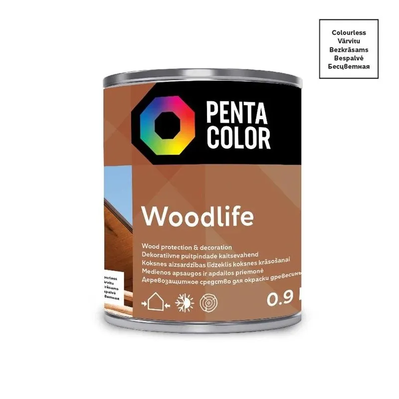 Koksnes impregn woodlife 0.9l bezkrās