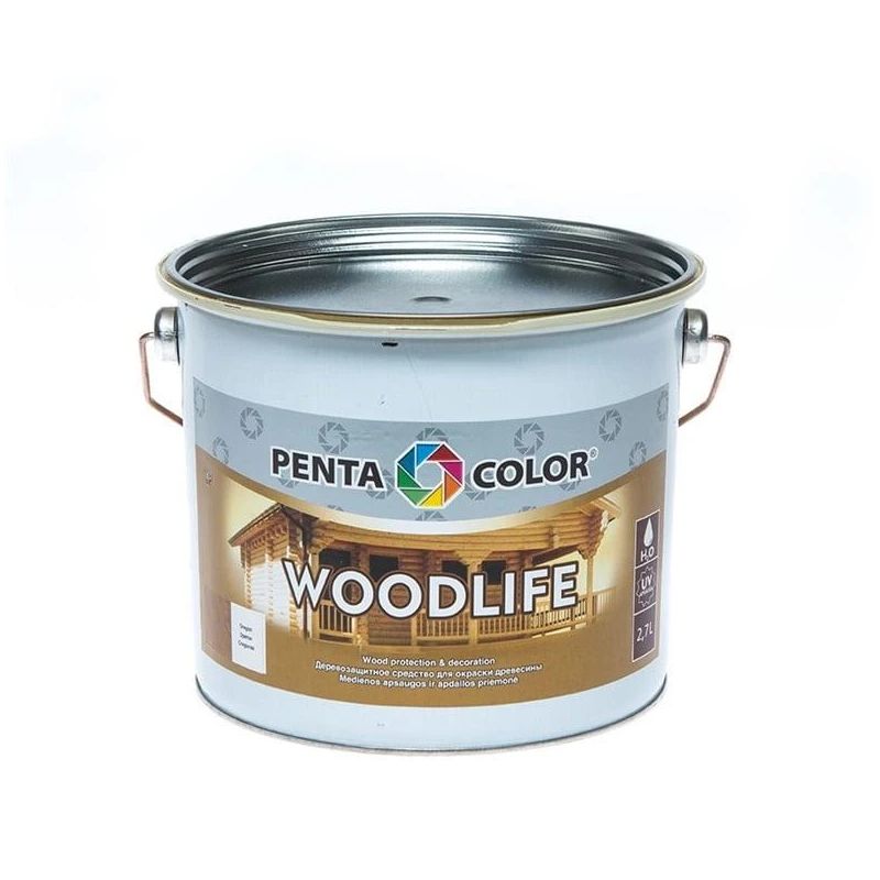 Impregnantas Pentacolor Woodlife. šviesiai rudas. 2.7 l