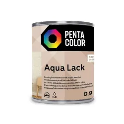 Lakas, pusiau blizgus Pentacolor Aqua Lack, 0.9 l