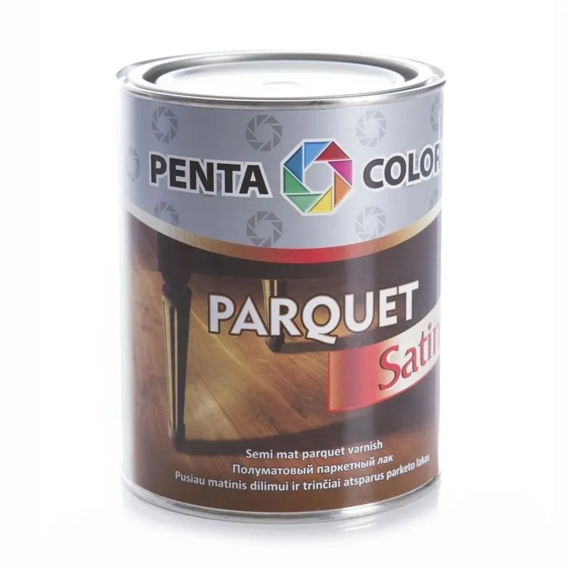 Laka, pus-matēts Pentacolor Parquet, 0.9 l