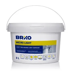 Fine-grained putty briko sm 3 l