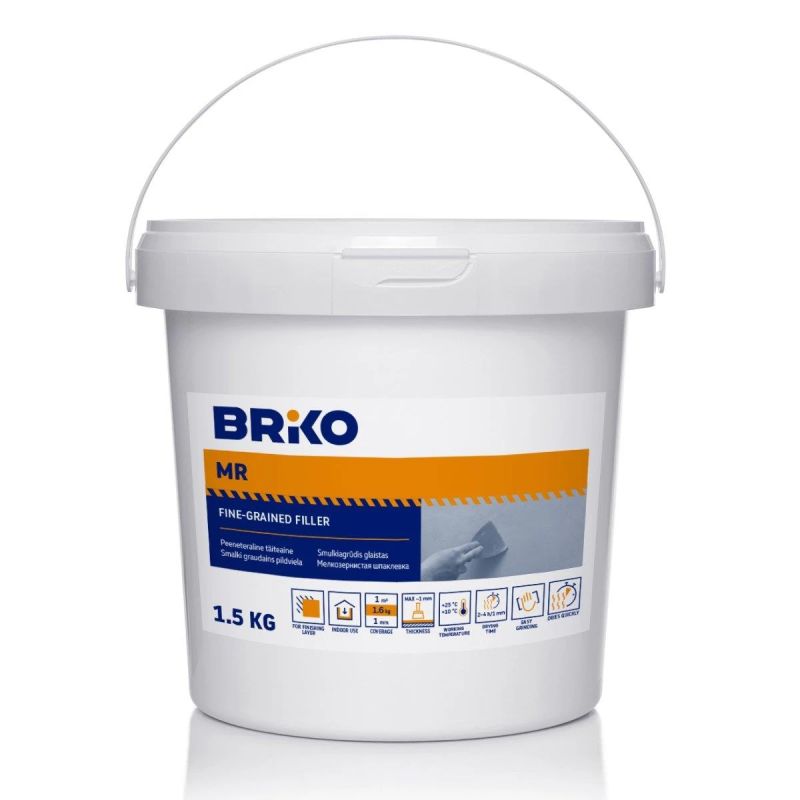 Špaktele Briko MR. gatavs lietošanai. balta. 1.5 kg