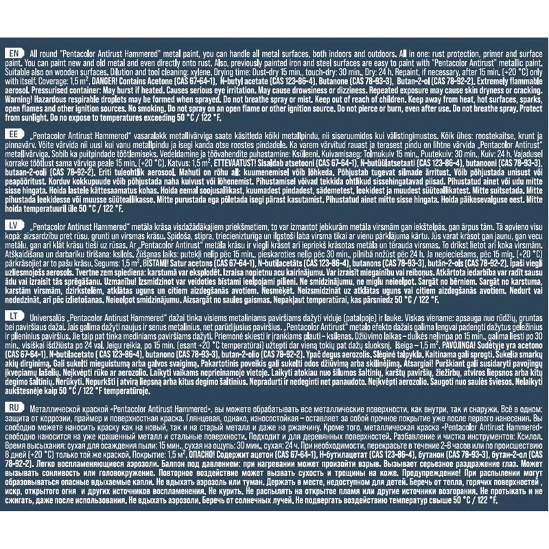 Krāsa pūšamā pentacolor meln. 400ml