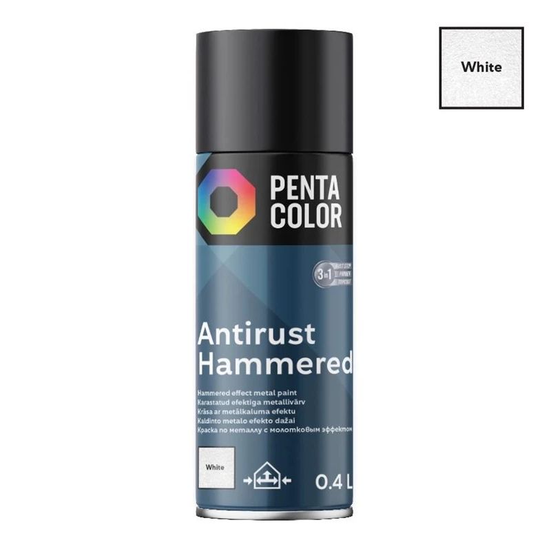 Krāsa pūšamā pentacolor balt. 400ml