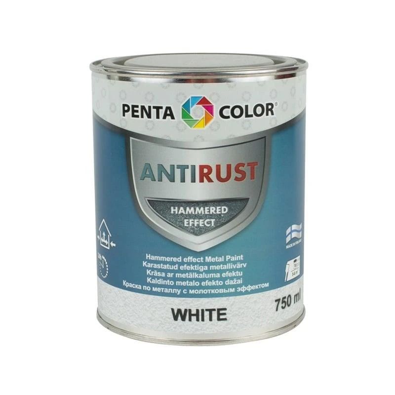 UNIVERSĀLIE CINKOTA METĀLA EFEKTA KRĀSAS, BALTA, 0.75 l