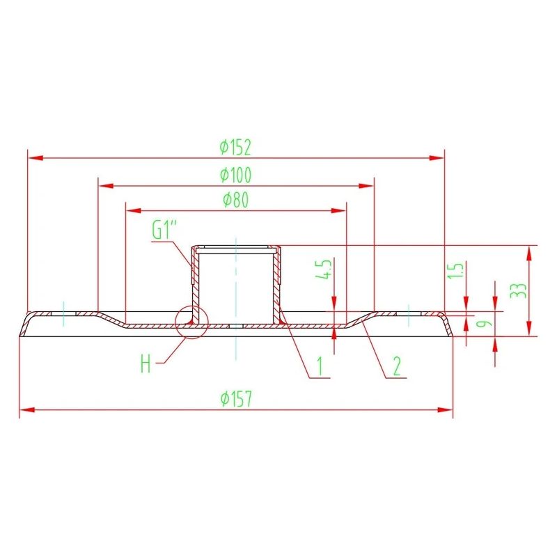 Atloks spiediena tvertnei 24L-SS